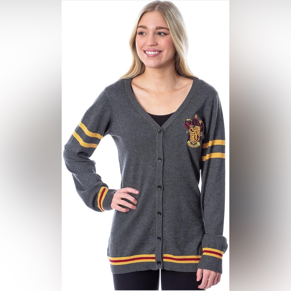 Warner Bros. Harry Potter Cardigan with Gryffindor Crest